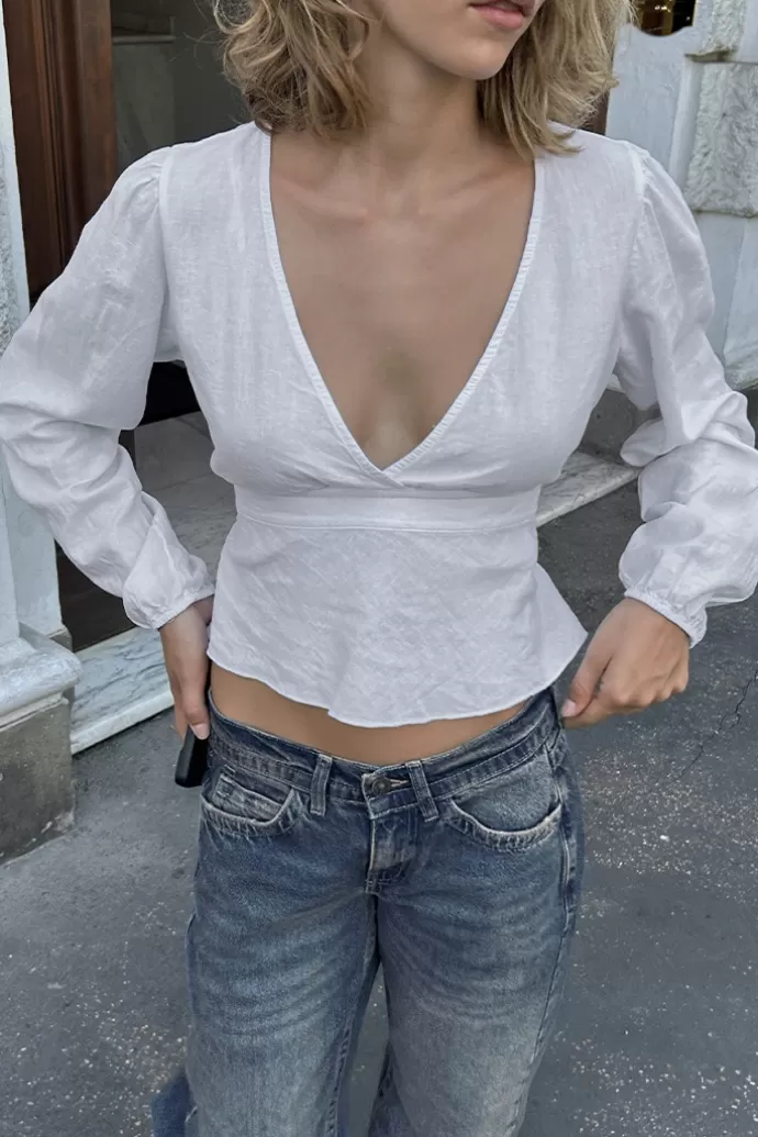 Subdued Blusa con fiocco^Donna Camicie & Bluse