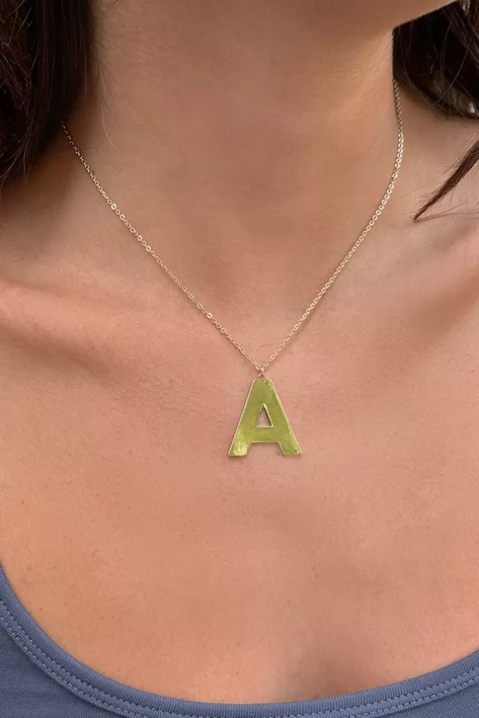 Subdued Collana con lettera^Donna Accessori