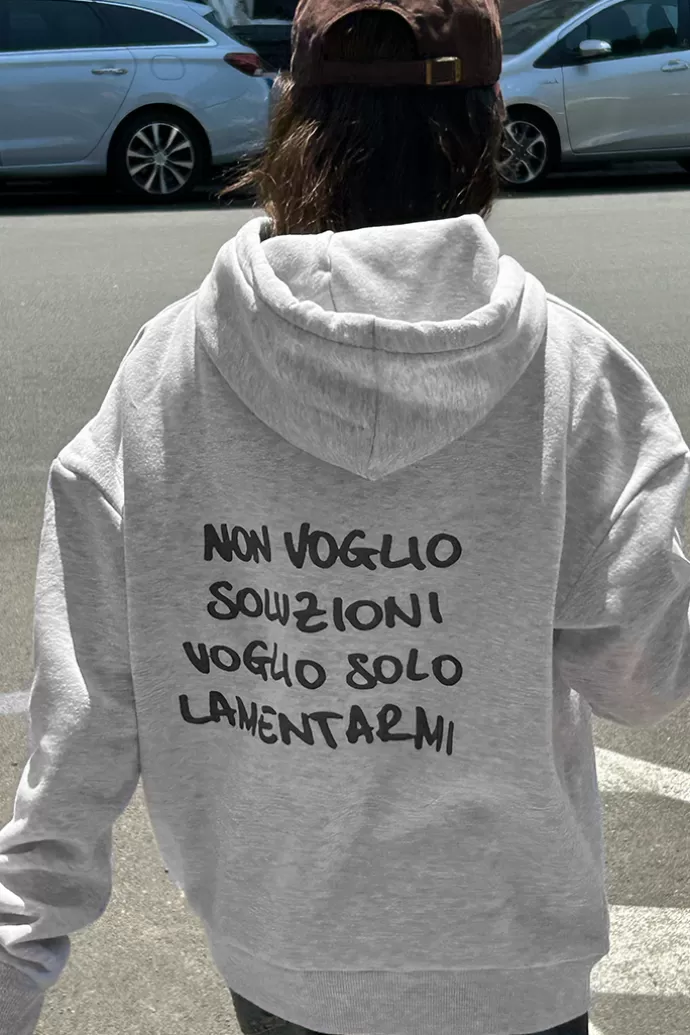 Subdued Felpa Non voglio soluzioni^Donna Graphics