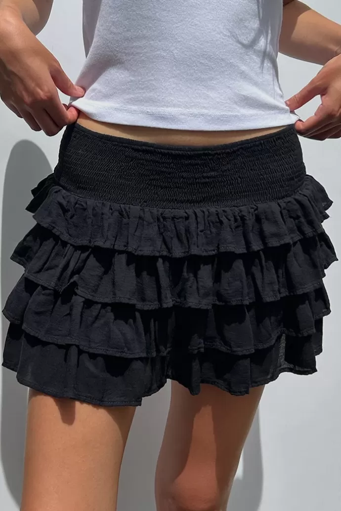Subdued Gonna shorts con balze^Donna Gonne