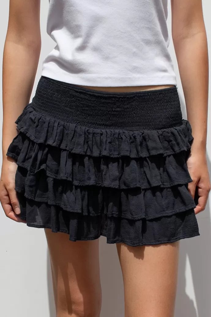 Subdued Gonna shorts con balze^Donna Gonne