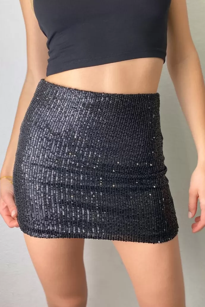 Subdued Gonna tubino con paillettes^Donna Gonne