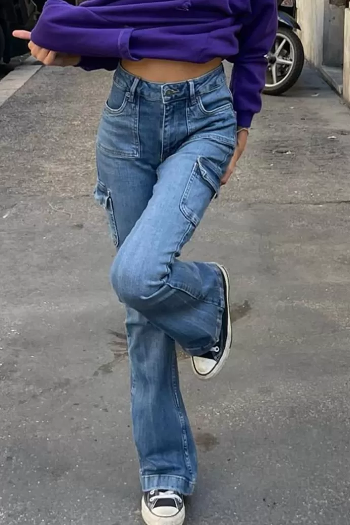Subdued Jeans flare con tasconi^Donna Denim