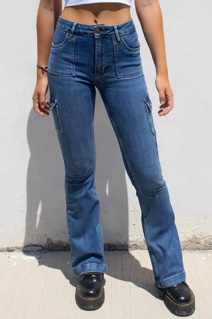 Subdued Jeans flare con tasconi^Donna Denim