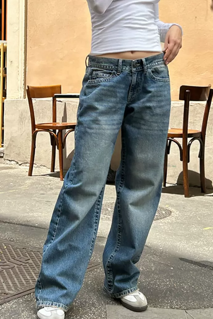 Subdued Jeans wide-leg low waist^Donna Denim