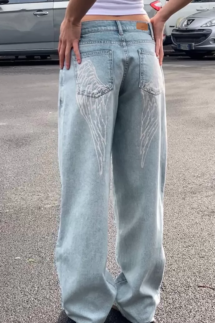 Subdued Jeans Wings^Donna Graphics