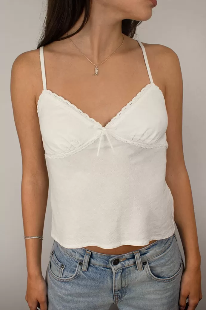 Subdued Tank Top con fiocchetto^Donna Top