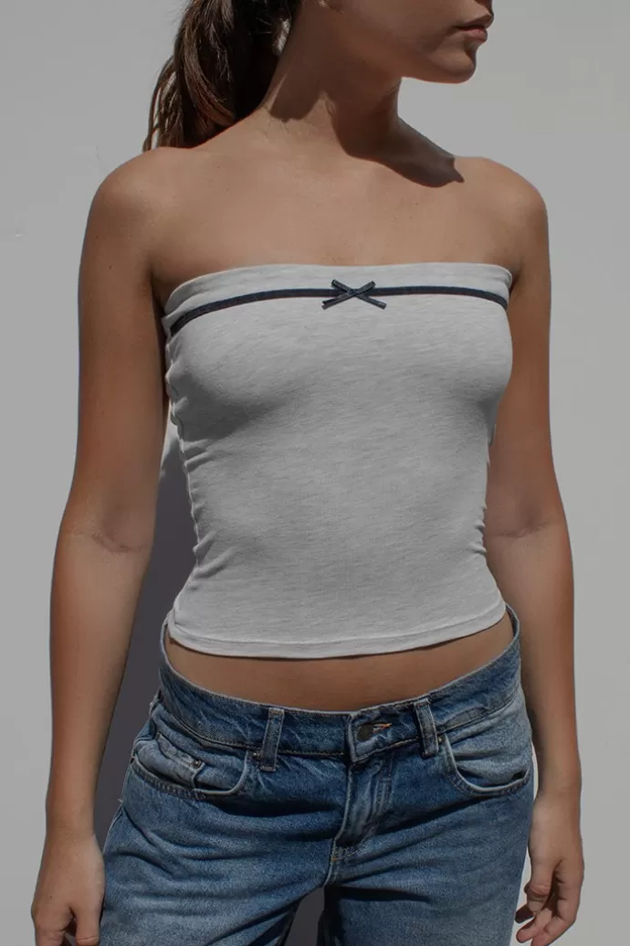 Subdued Top fascia con fiocchetto^Donna Top