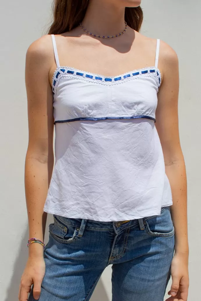 Subdued Top inserti in raso^Donna Top