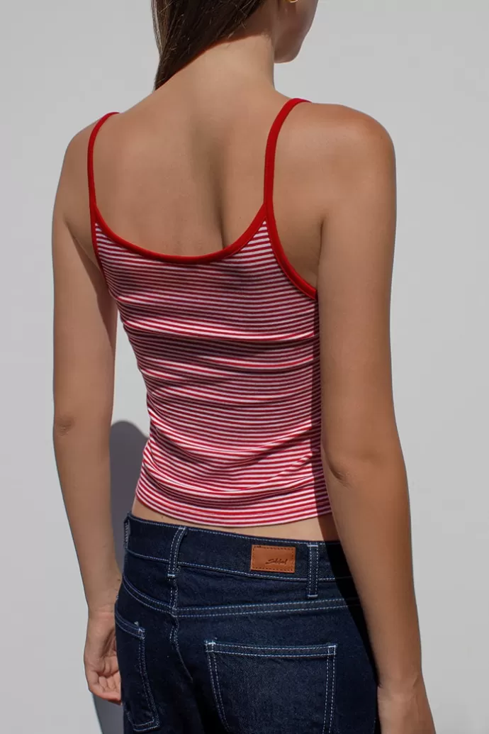 top_scollo_rotondo_2610.webp Subdued Top scollo rotondo^Donna T-Shirt