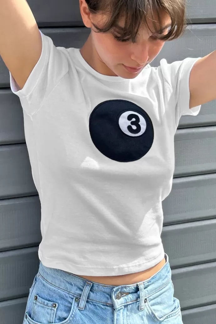 Subdued T-shirt Biliard Ball^Donna Graphics
