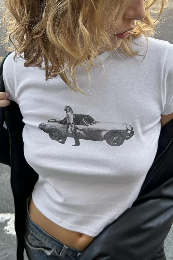 Subdued T-shirt Car girl^Donna Graphics