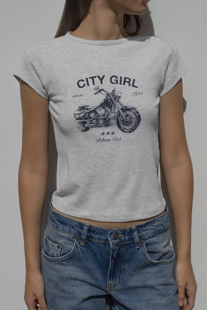 Subdued T-shirt City Girl^Donna Graphics