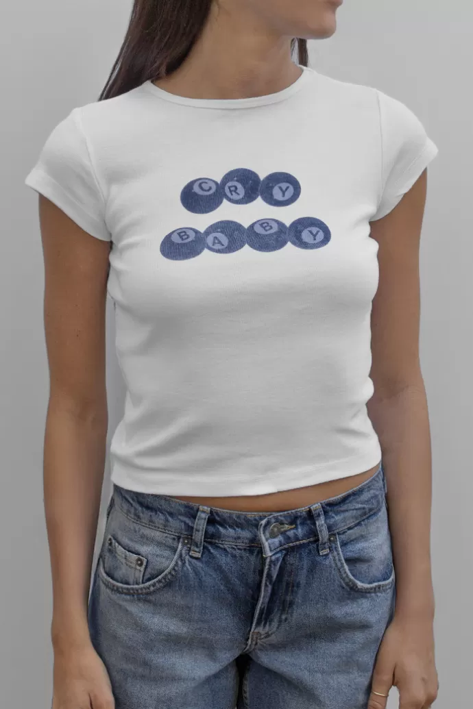 Subdued T-shirt Cry Baby^Donna Graphics