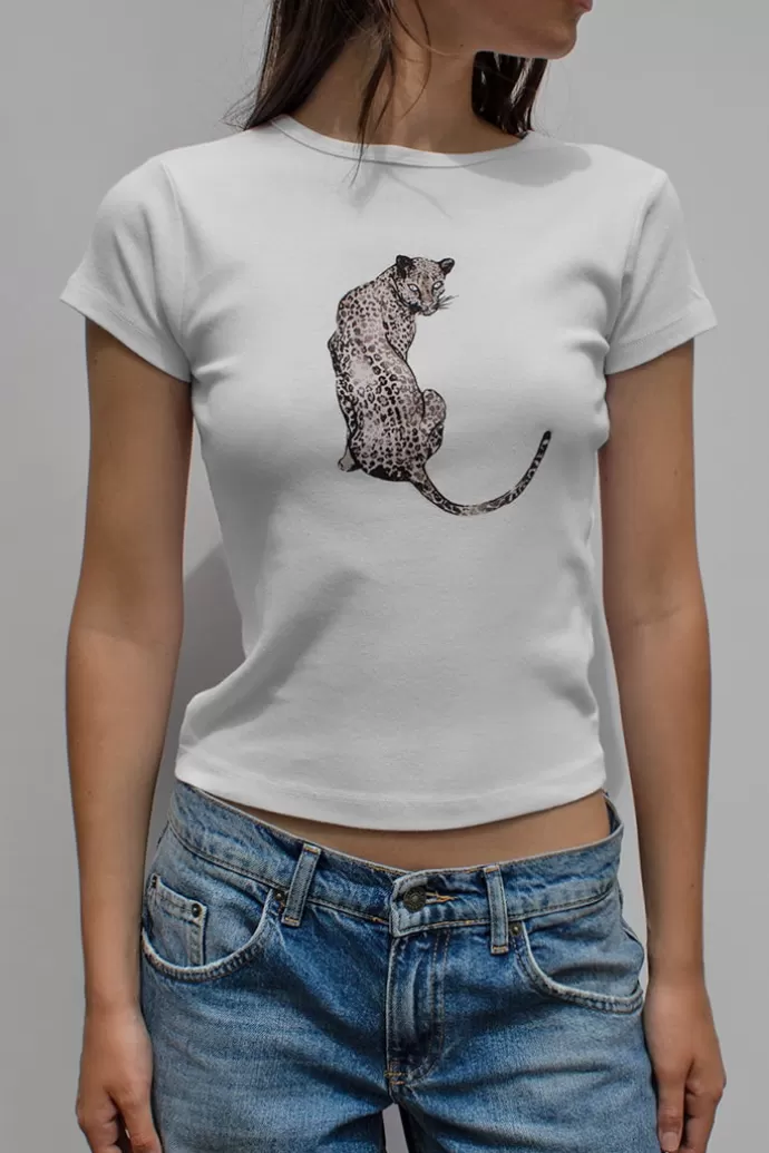 Subdued T-shirt Leopard^Donna Graphics