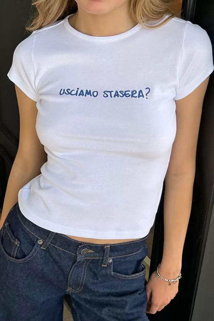 Subdued T-shirt Usciamo stasera^Donna Graphics